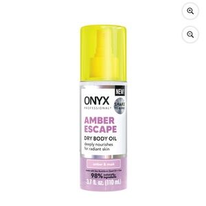 Onyx Amber Escape Dry Body Oil - Yellow and Purple